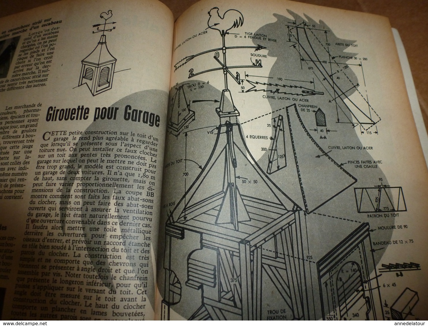 1953 MÉCANIQUE POPULAIRE: Chercheur d'or en usine ; Prospecter l'uranium; Faire une table tournante pour le jardin; etc