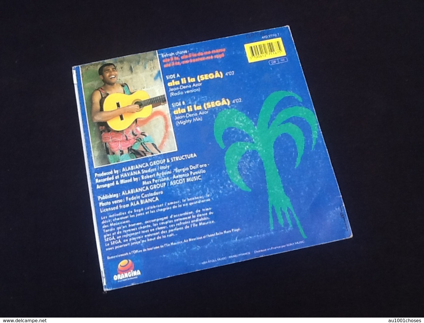 Vinyle 45 Tours   Denis Azor   Ala Li La    (1991) - Autres & Non Classés
