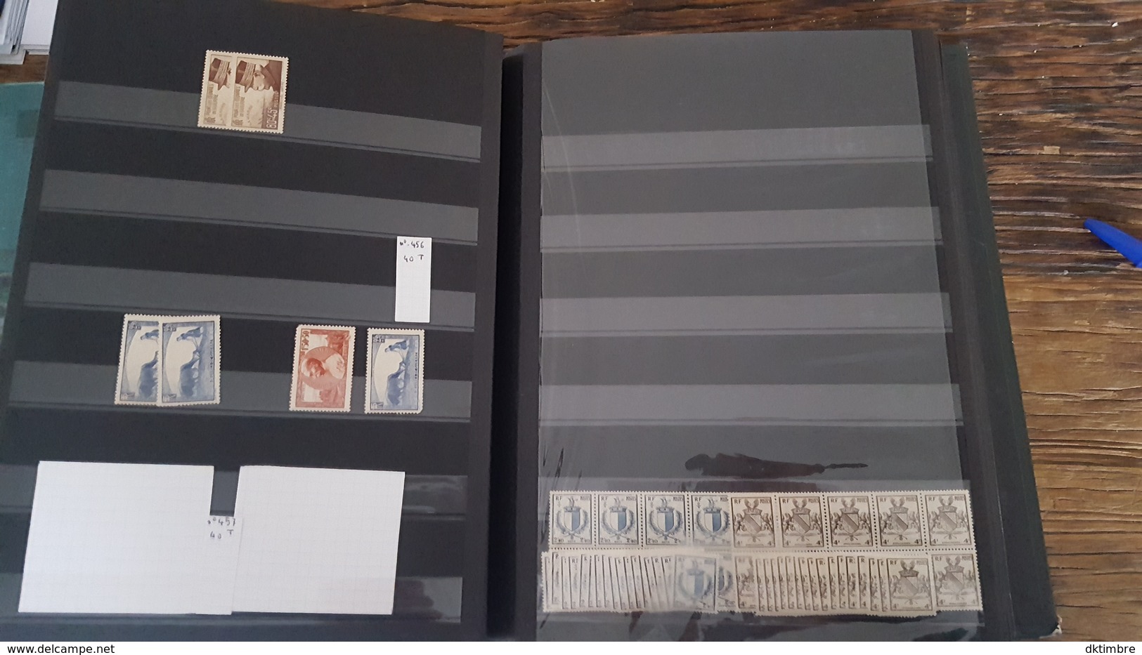 LOT 435807 ALBUM TIMBRE DE FRANCE NEUF** LUXE STOCK PORT A 15 EUROS