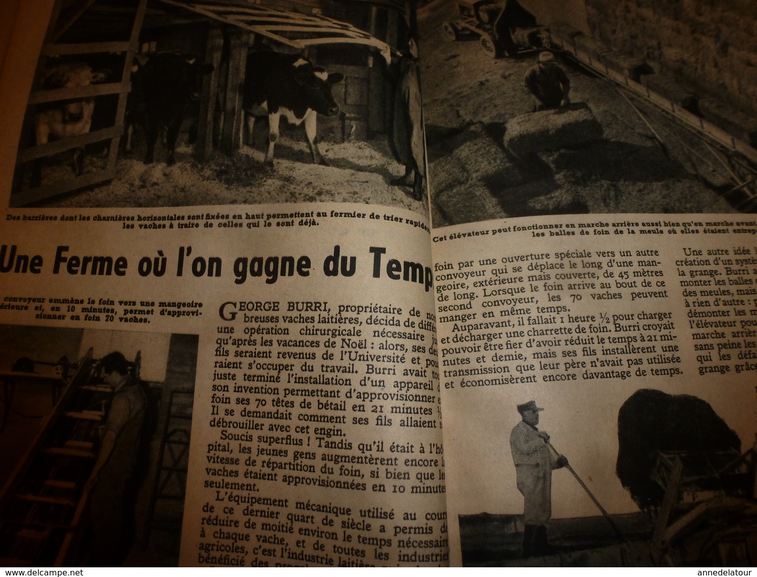 1953 MÉCANIQUE POPULAIRE:Une Ferme Organisée Au TOP Du TOP; Comment Réutiliser Les Vieilles Boites De Conserves;etc - Other & Unclassified