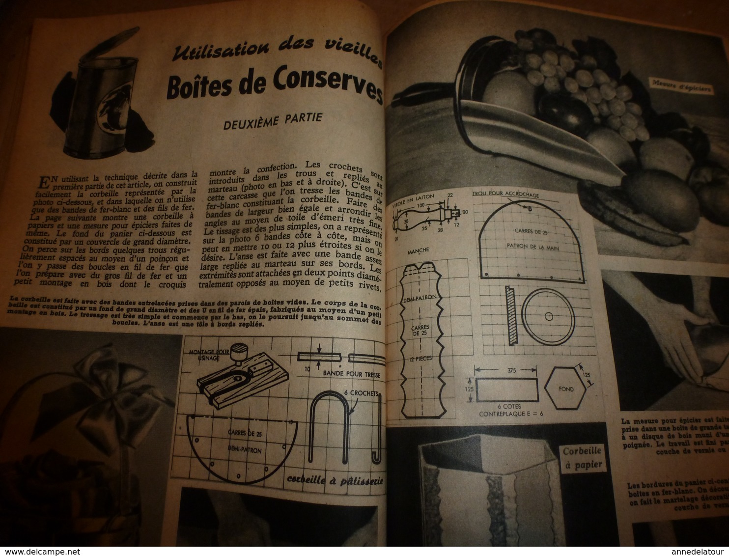 1953 MÉCANIQUE POPULAIRE:Une ferme organisée au TOP du TOP; Comment réutiliser les vieilles boites de conserves;etc