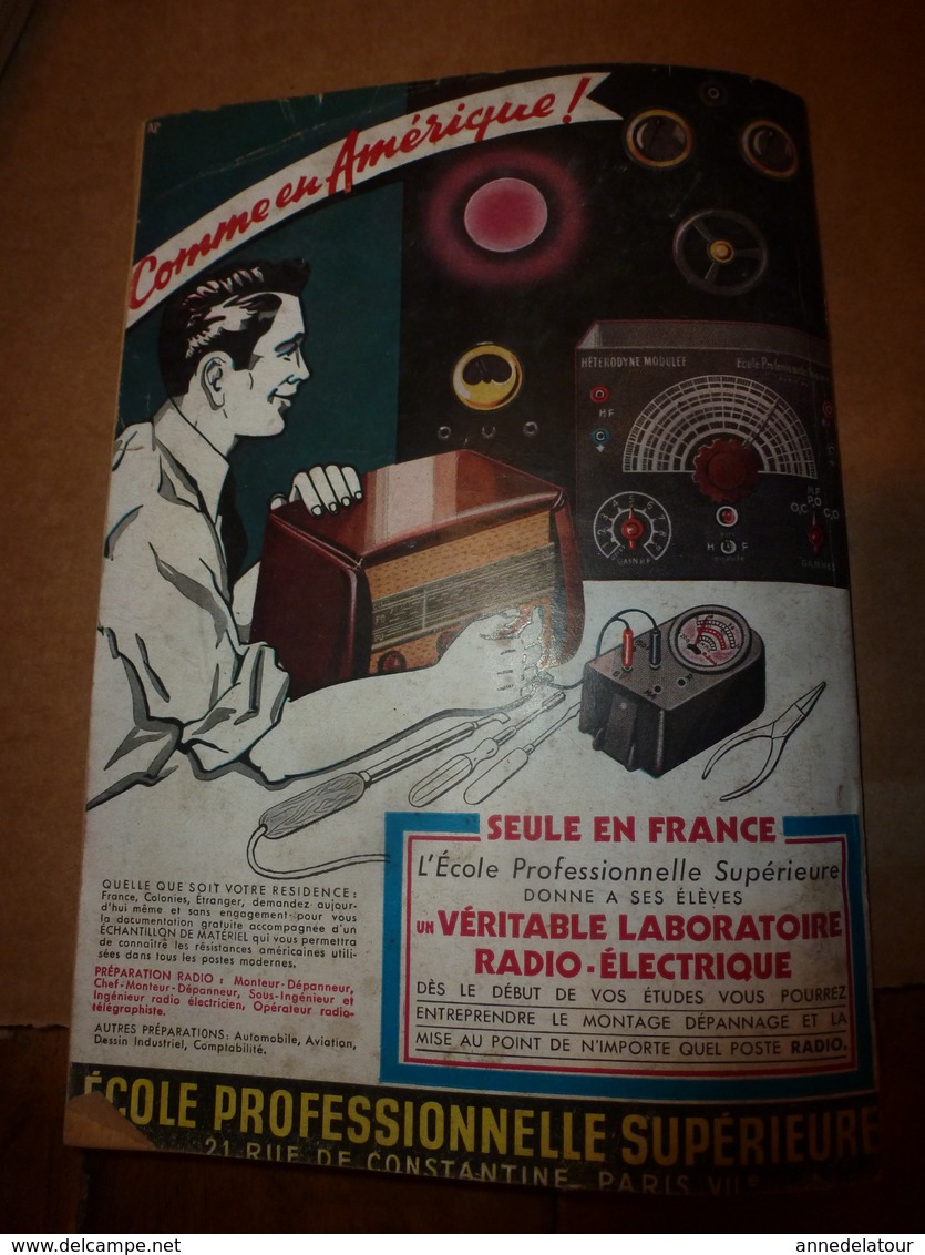 1953 MÉCANIQUE POPULAIRE:Une ferme organisée au TOP du TOP; Comment réutiliser les vieilles boites de conserves;etc