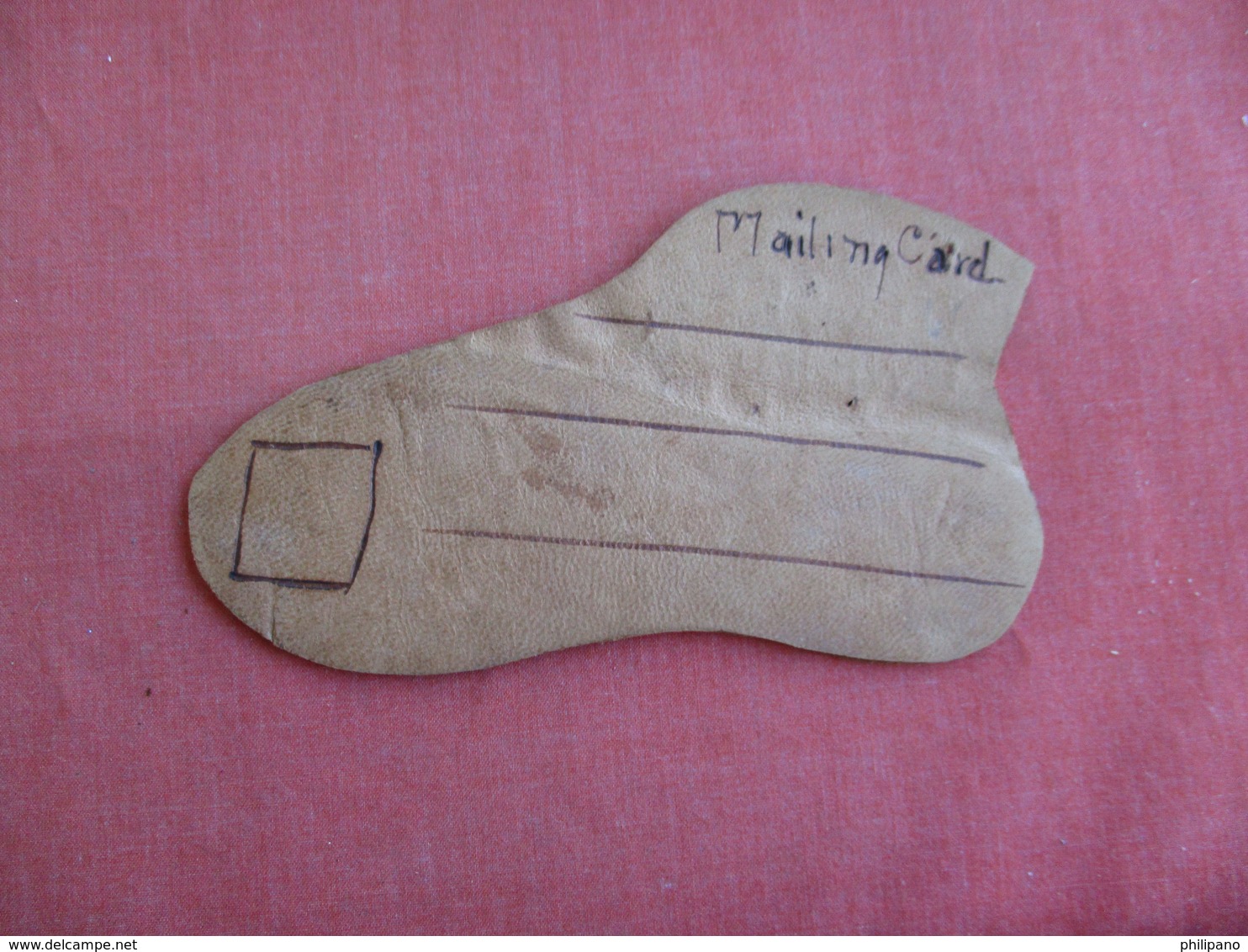 Leather---Shaped Like A Shoe  --ref 3127 - Other & Unclassified