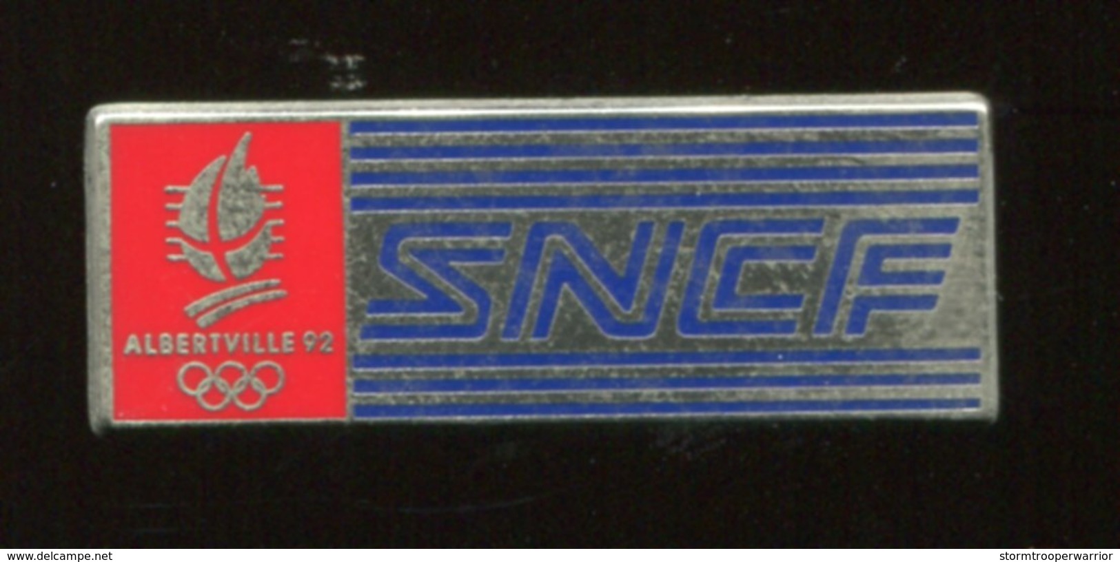 Pin's - Train SNCF Logo ALBERVILLE 92 - Au Dos Decat Paris - TGV