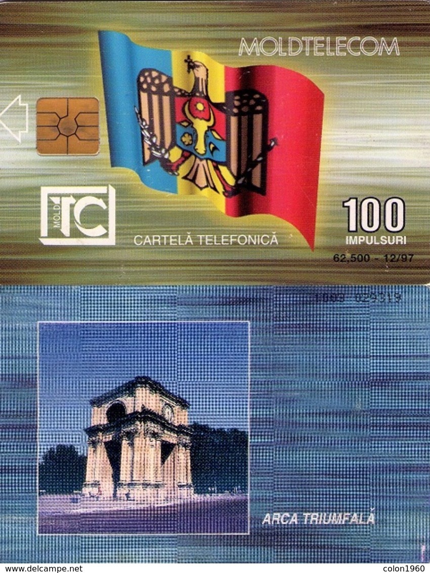 MOLDAVIA. MOL-M-15. Triumphal Arch. 100U. 12-1997. 62500 Ex. (005) - Moldova