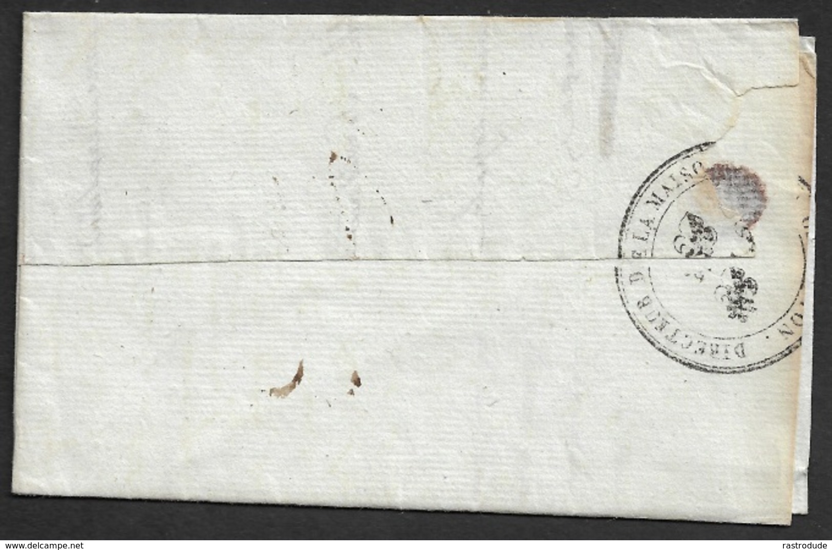 1814 - LAC - 60 CHARENTON 32mm X 8mm (Seine) - Lettre Du Maison Royale De Charenton - 1801-1848: Vorläufer XIX