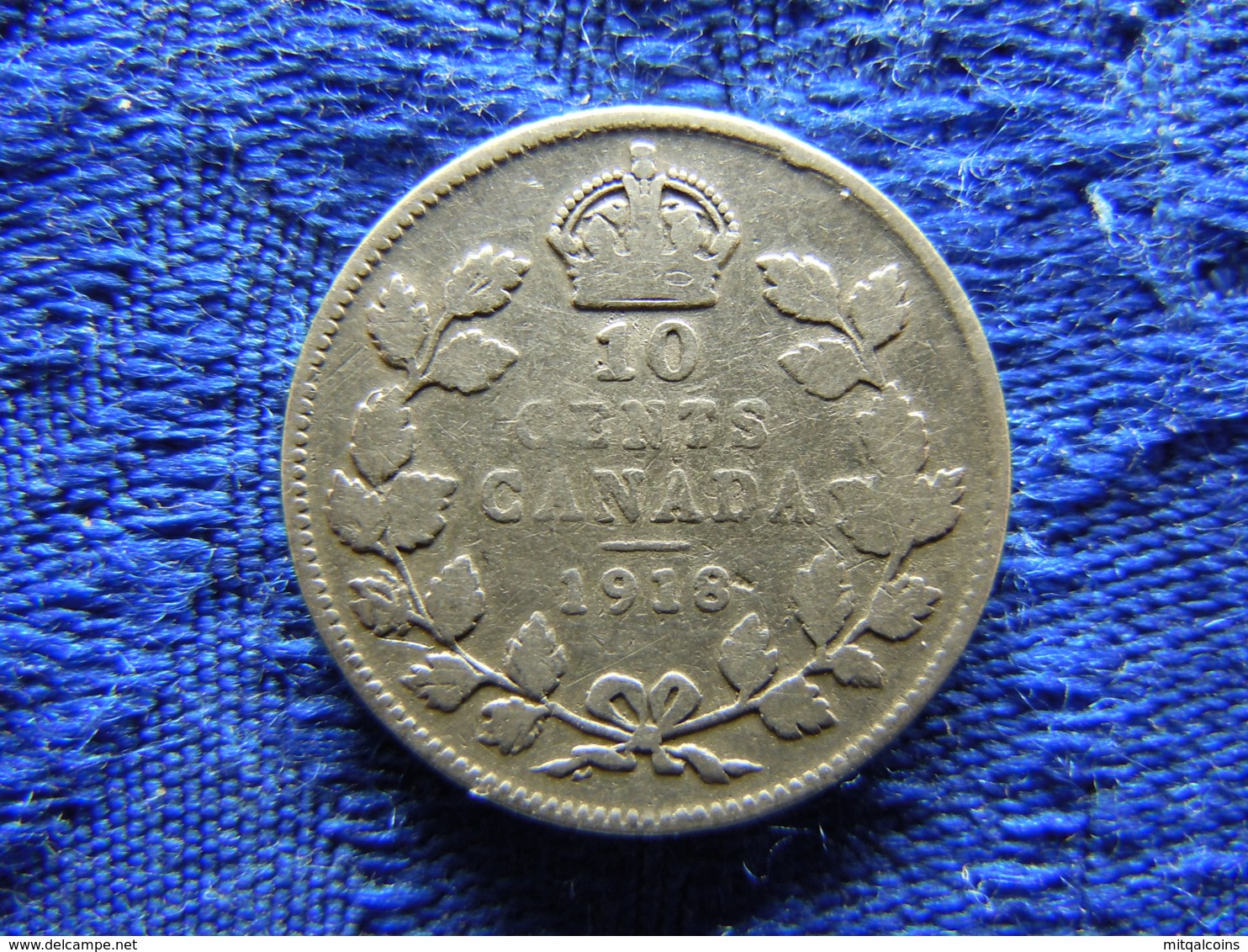 CANADA 10 CENTS 1918, KM23 - Canada