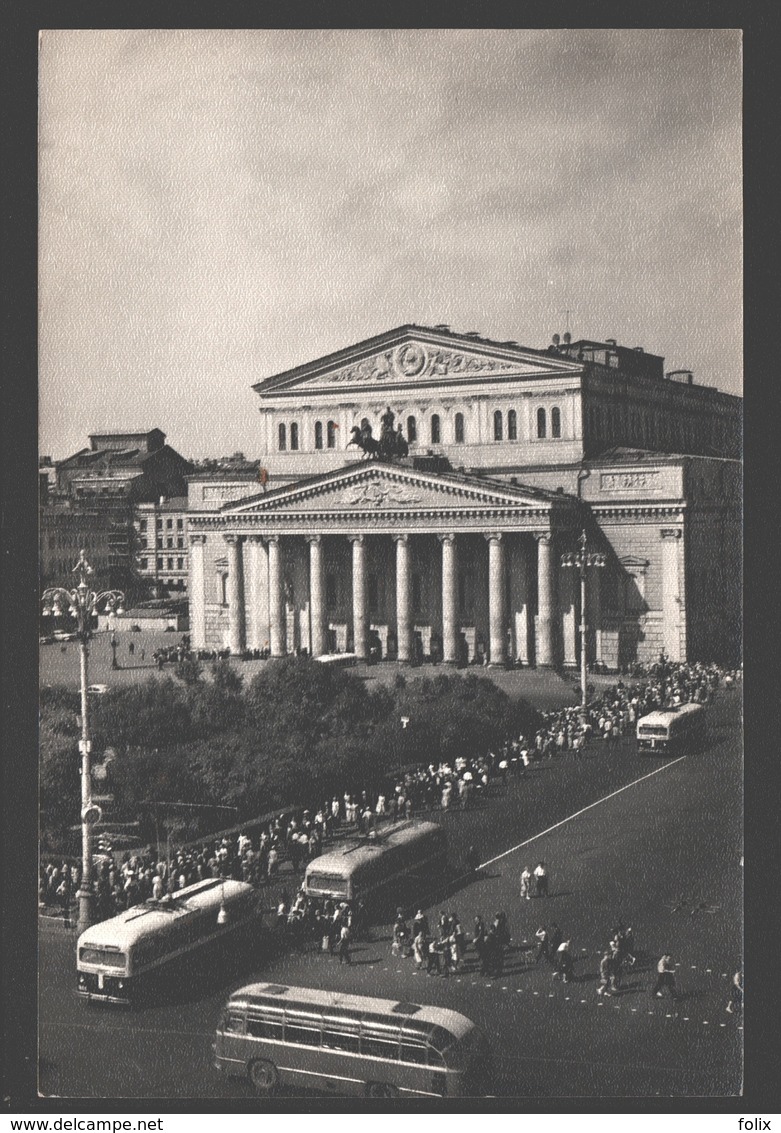 Moscow - The State Academic Bolshoi Theatre Of The USSR - Autobus - Rusland