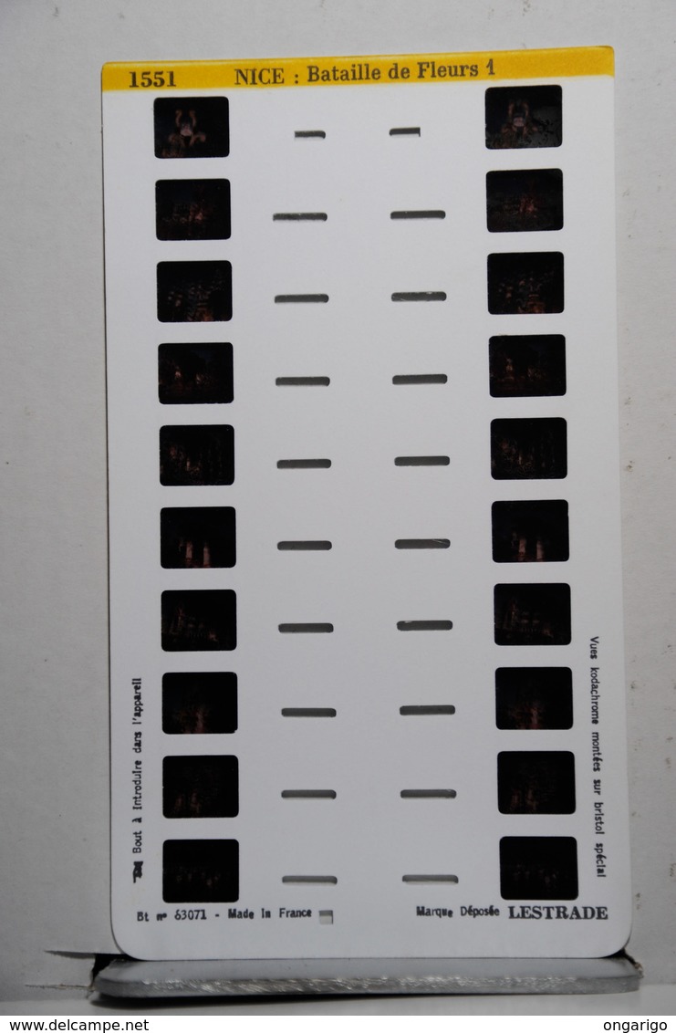 LESTRADE :     1551    NICE  :  BATAILLE DE FLEURS  1 - Stereoscopes - Side-by-side Viewers