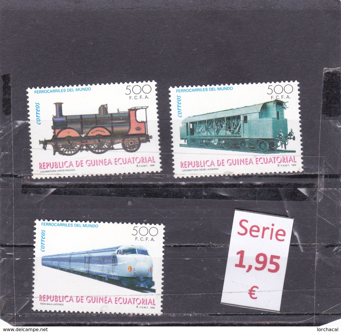 Guinea Ecuatorial  -  Serie Completa Nueva**  (Trenes Ferrocarriles - Railway Trains) - 1/242 - Guinea Ecuatorial