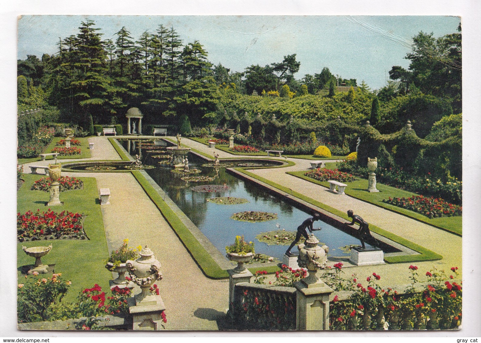 Compton Acres, Bournemouth, The Italian Gardens, UK, 1971 Used Postcard [22683] - Bournemouth (from 1972)