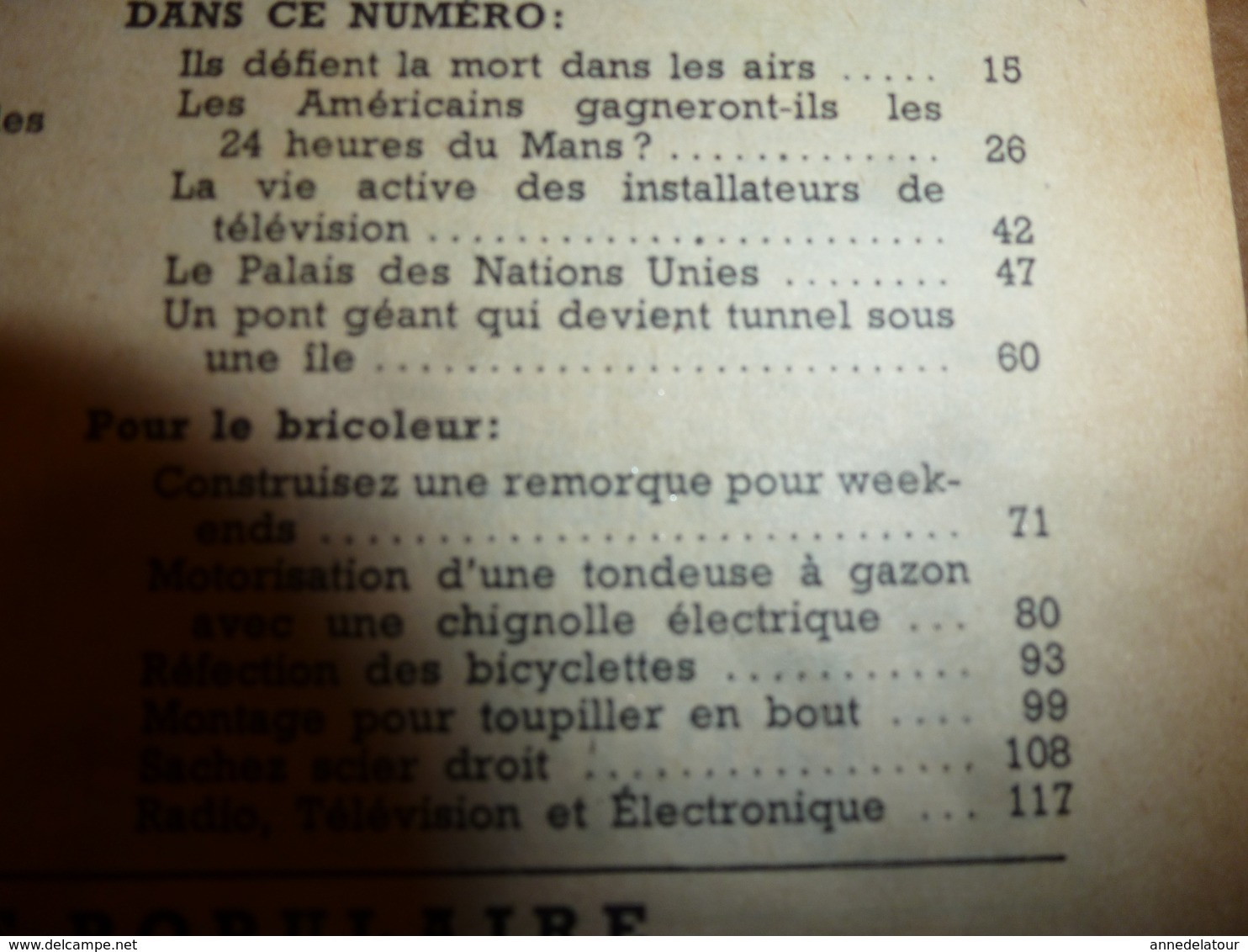 1953 MÉCANIQUE POPULAIRE:Pêche Au Lancer Léger; Comment Construire Sa Remorque De Voyage ; Etc - Autres & Non Classés