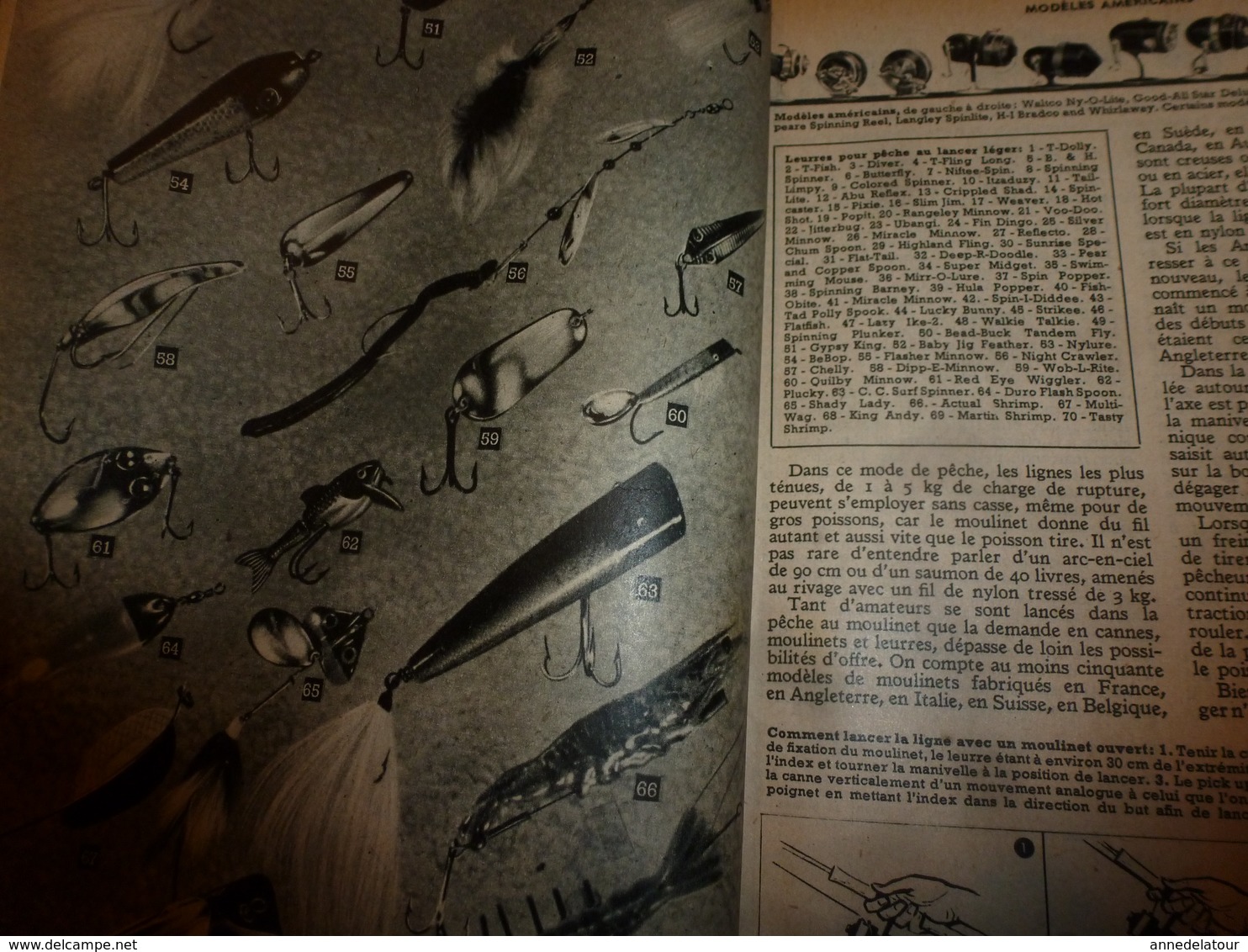 1953 MÉCANIQUE POPULAIRE:Pêche au lancer léger; Comment construire sa remorque de voyage ; etc