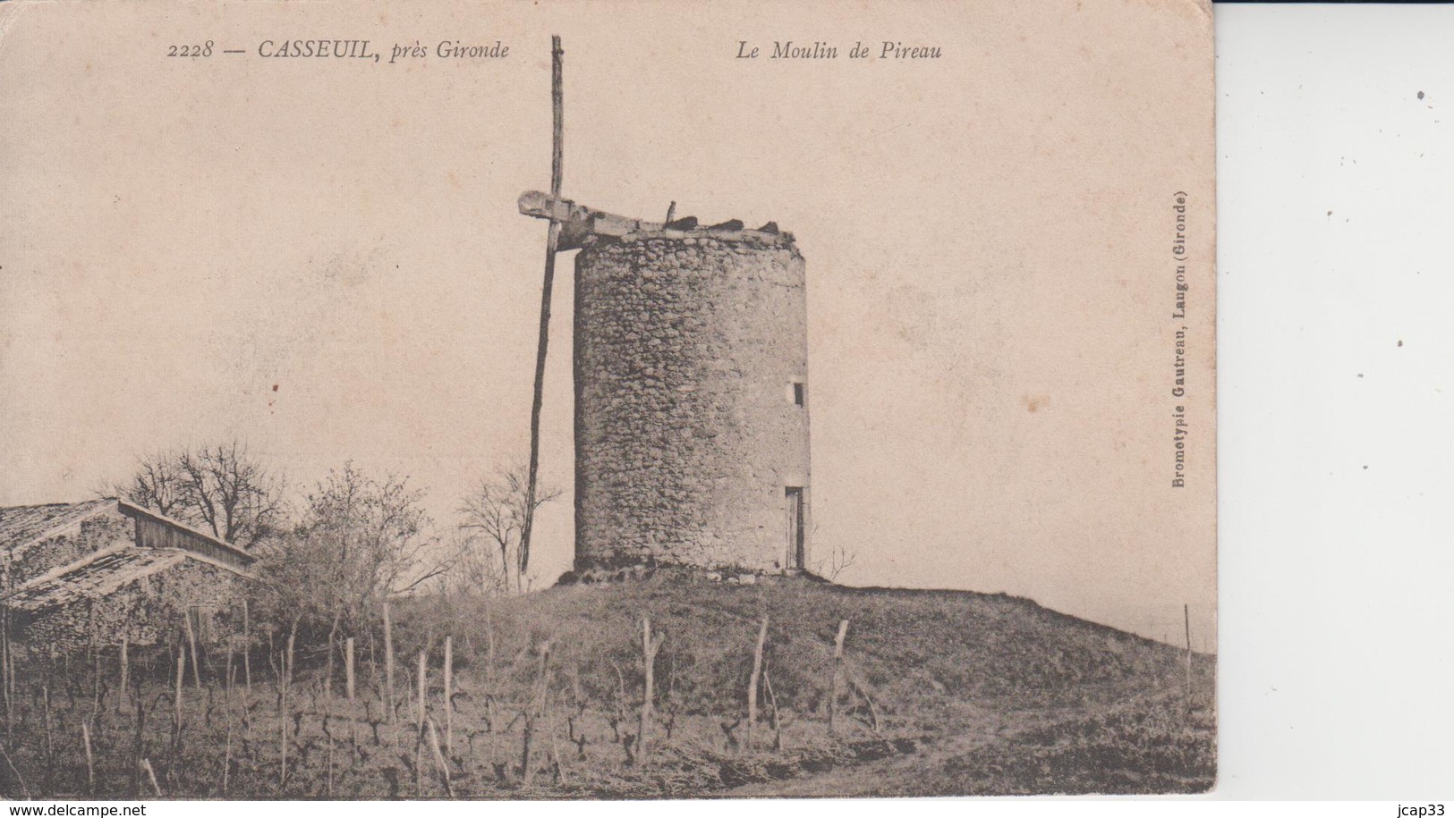 33 CASSEUIL, Près Gironde - Le Moulin De Pireau  - - Autres & Non Classés