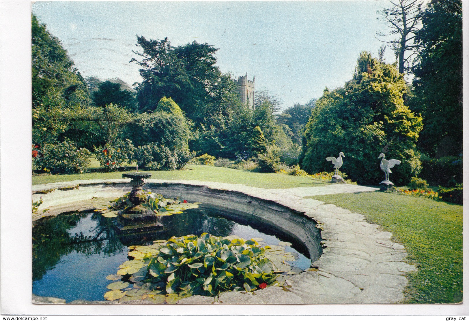 UK, Arlington Court, Property Of The National Trust, The Flower Garden, 1972 Used Postcard [22686] - Other & Unclassified