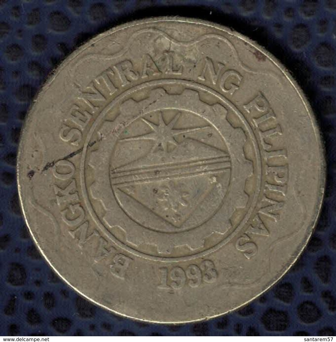 Philippines 1998 Pièce De Monnaie Coin 5 Piso Président Emilio Aguinaldo SU - Philippines