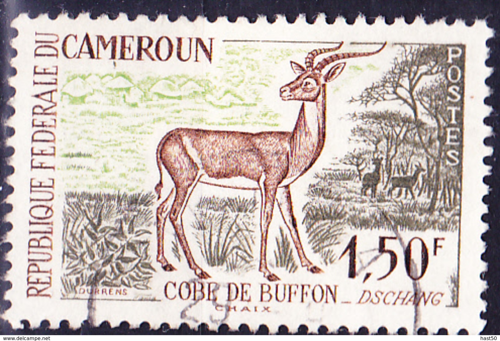 Kamerun - Moorantilope (Kobus Kob) (Mi.Nr.: 357) 1962 - Gest Used Obl - Cameroun (1960-...)