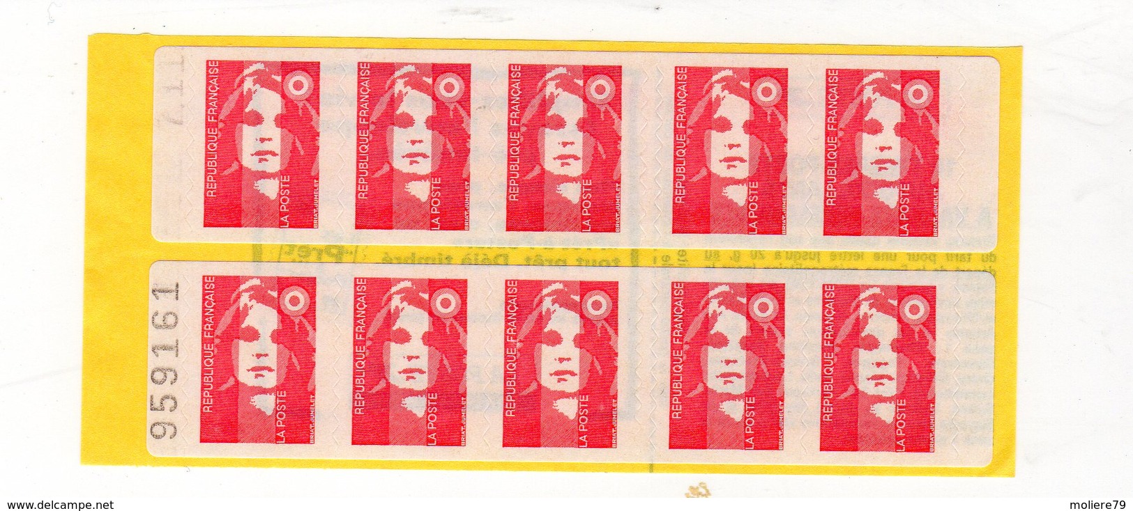 Carnet Marianne De BRIAT 10 Timbres N°2874-C8, Essayez L'enveloppe Pré-timbrée - Autres & Non Classés