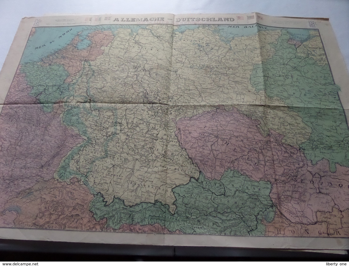 ALLEMAGNE - DUITSCHLAND Schaal / Echelle / Scale 1/15.00.000 ( Edit STAR Liège ) - ( Voir / Zie Photo) - Geographical Maps