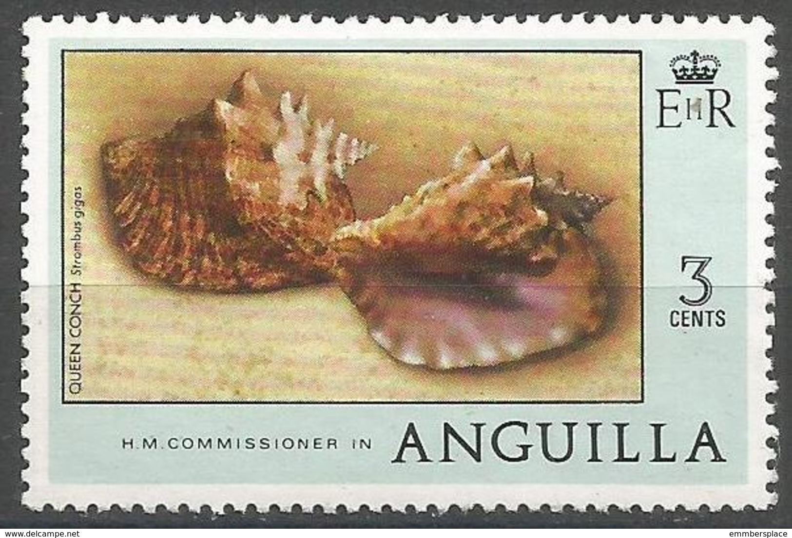 Anguilla - 1973 Pink Conch 3c MNH **   SG 276 - Anguilla (1968-...)