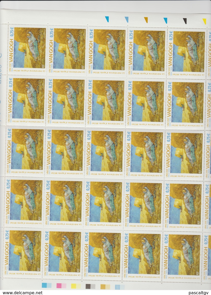 Planche De 30 Timbres N°3690 à 0.75 Eur - Ganze Bögen