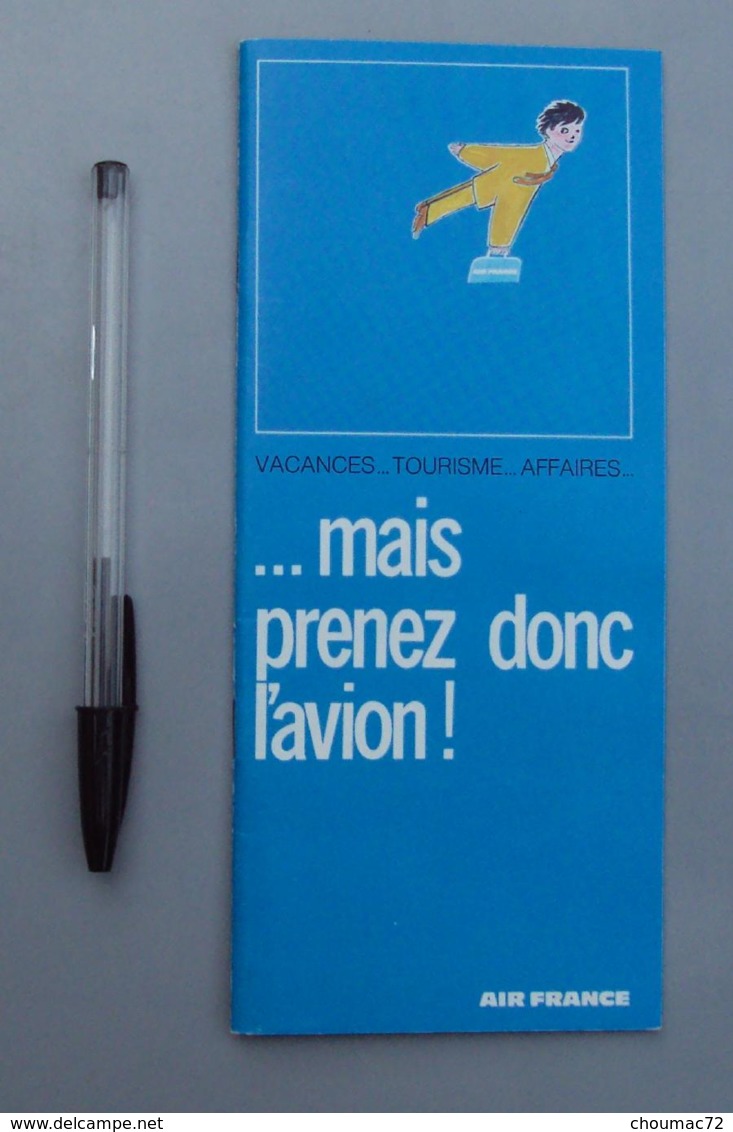 008, Transports Aviation Commerciale, Publicité Air France - Brochure De 32 Pages - 1971 - état TB - Publicités