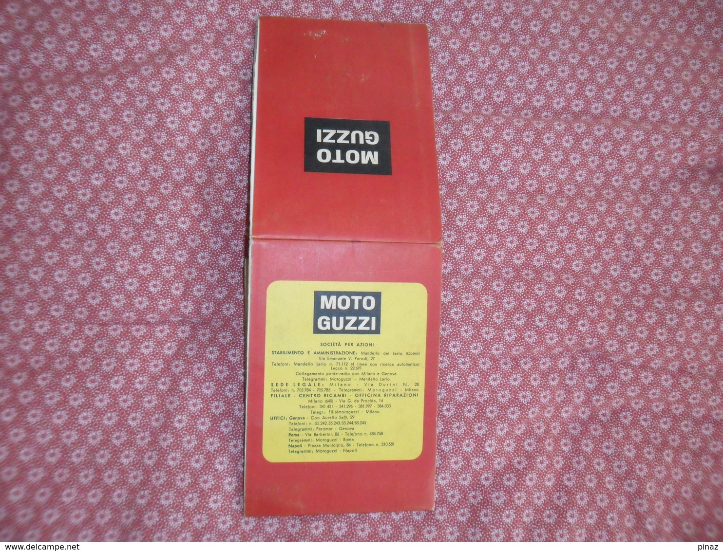 MOTO GUZZI  Carta Stradale ITALIA - Moto