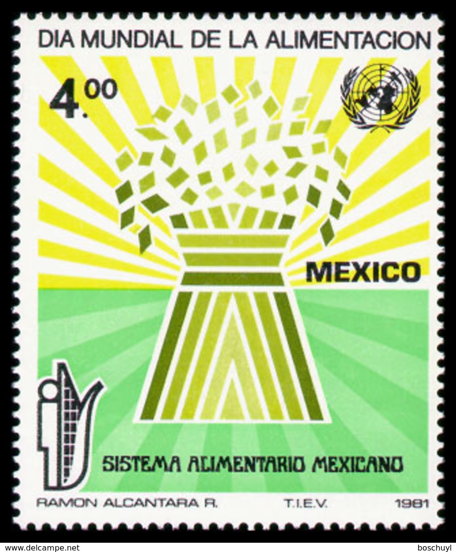 Mexico, 1981, World Food Day, FAO, United Nations, MNH, Michel 1767 - Messico