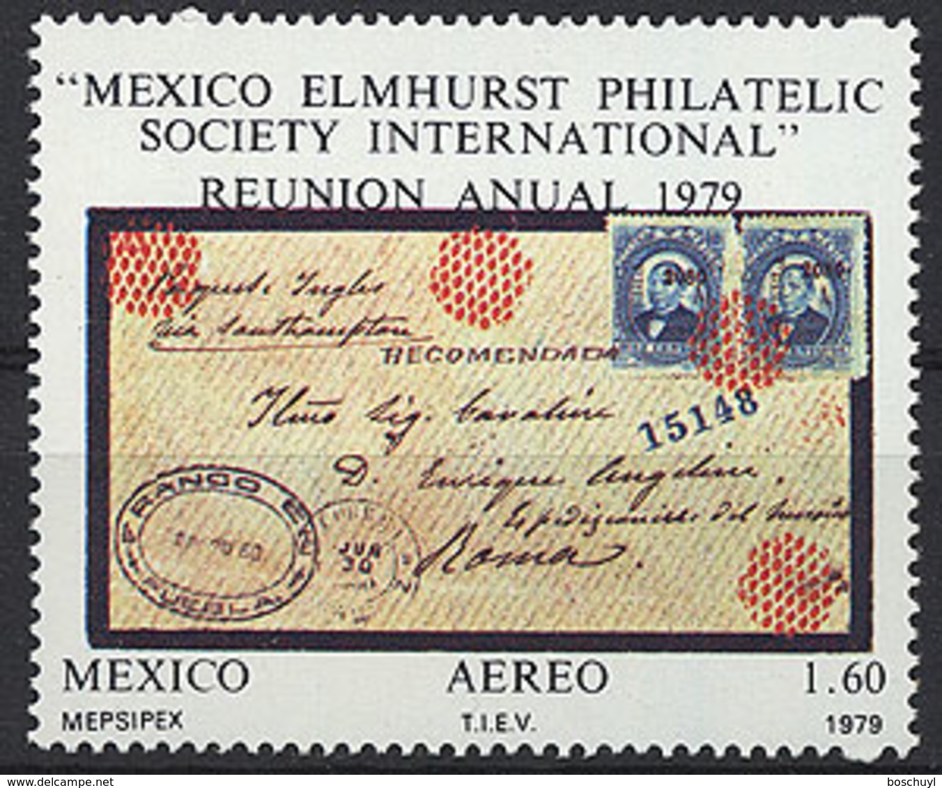 Mexico, 1979, Philatelic Society, MNH, Michel 1623 - Mexiko