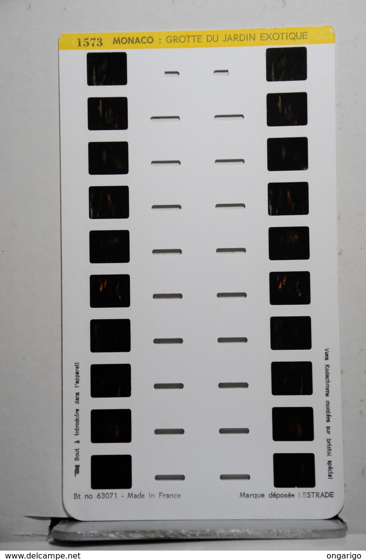 LESTRADE :     1573     MONACO  :  GROTTE DU JARDIN EXOTIQUE - Visionneuses Stéréoscopiques