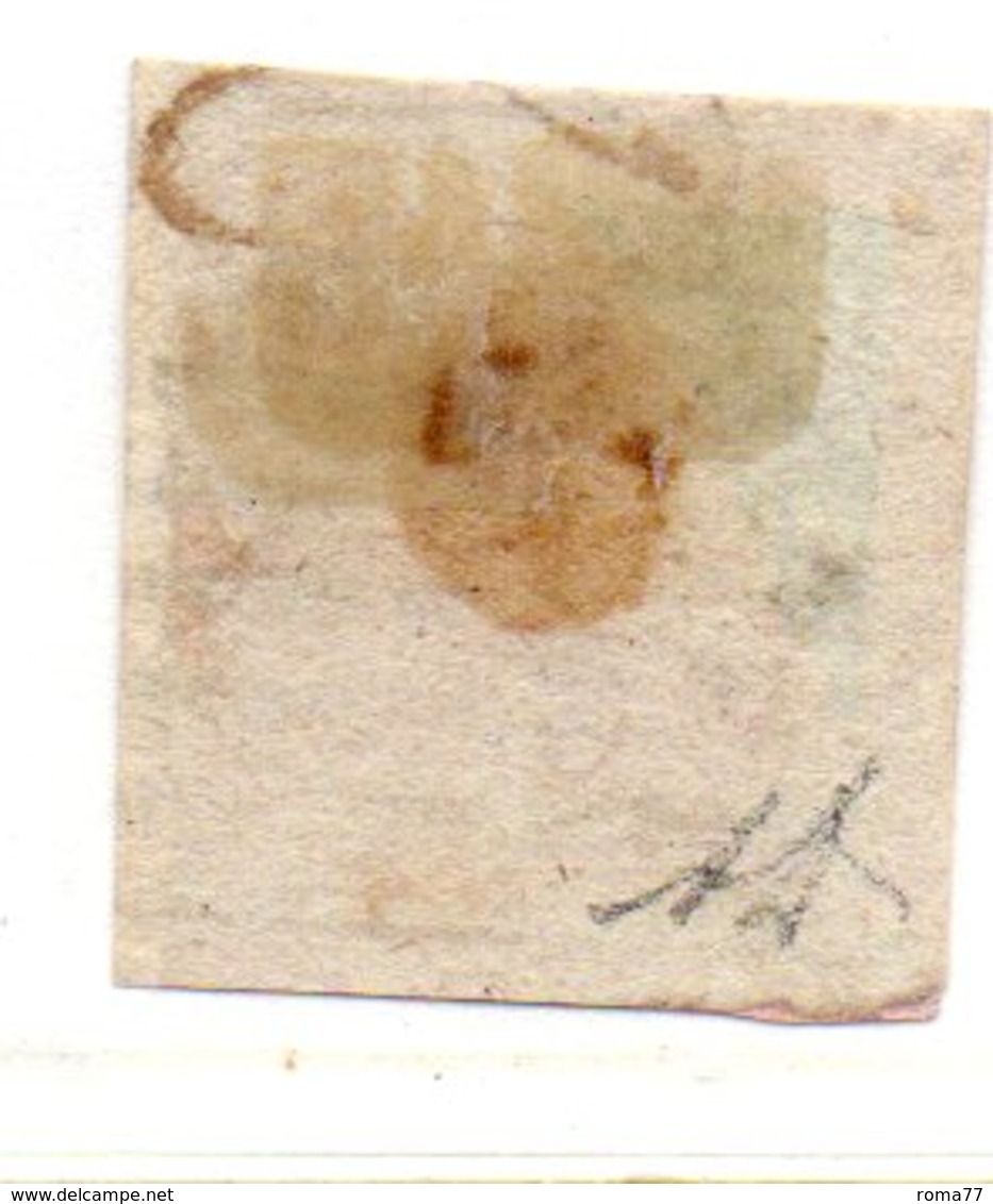 ASI31 - MODENA 1852 , 10 Cent  N. 2 Usato . Firma A. Diena - Modena