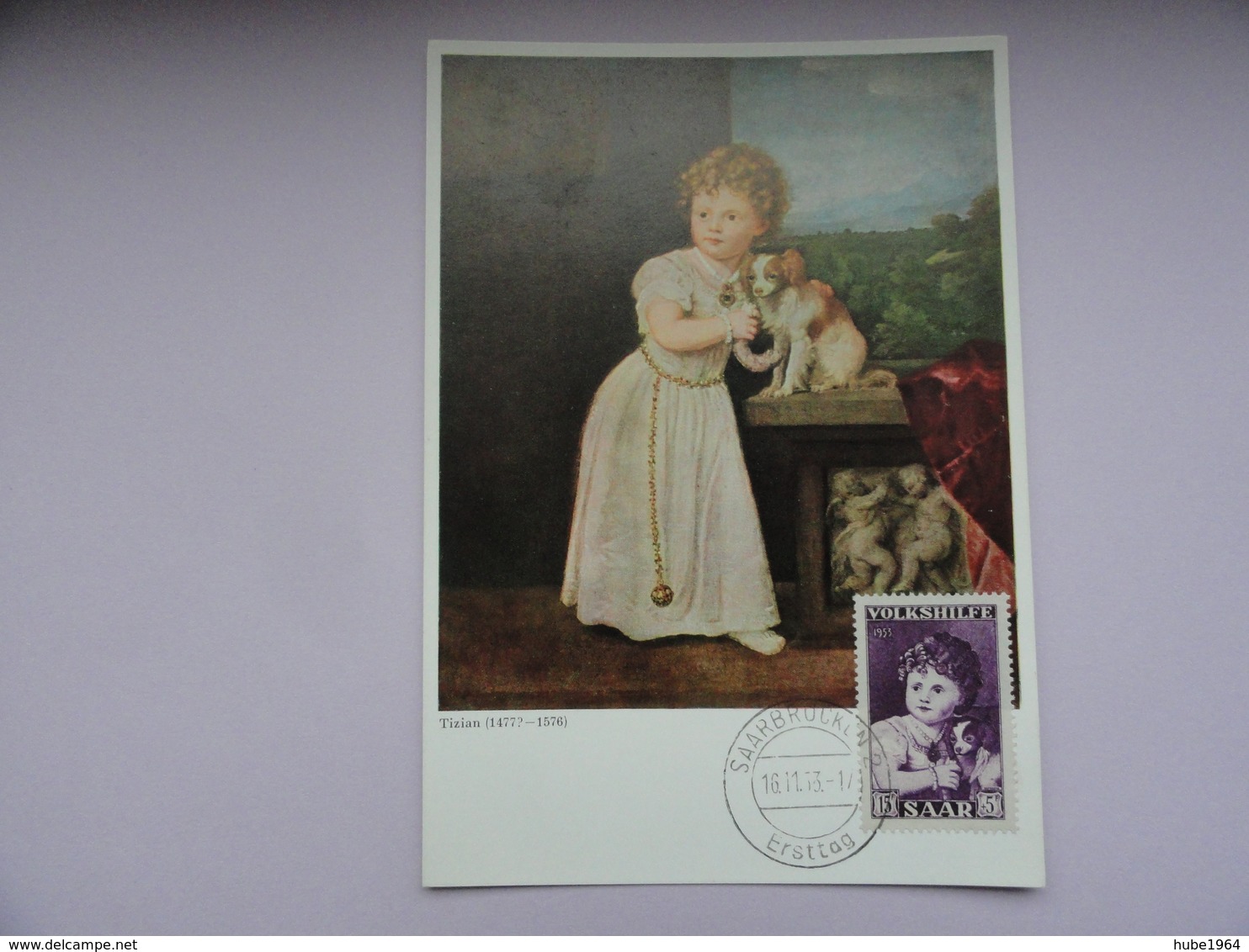 CARTE MAXIMUM CARD DAUGHTER OF ROBERTO STROZZI BY TIZIAN SAAR - Autres & Non Classés