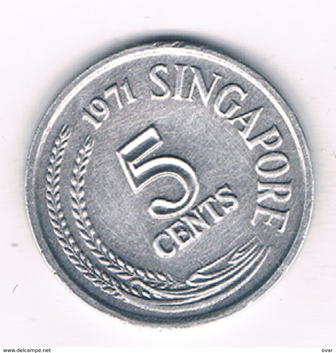 5 CENTS 1971 SINGAPORE /0346/ - Singapour