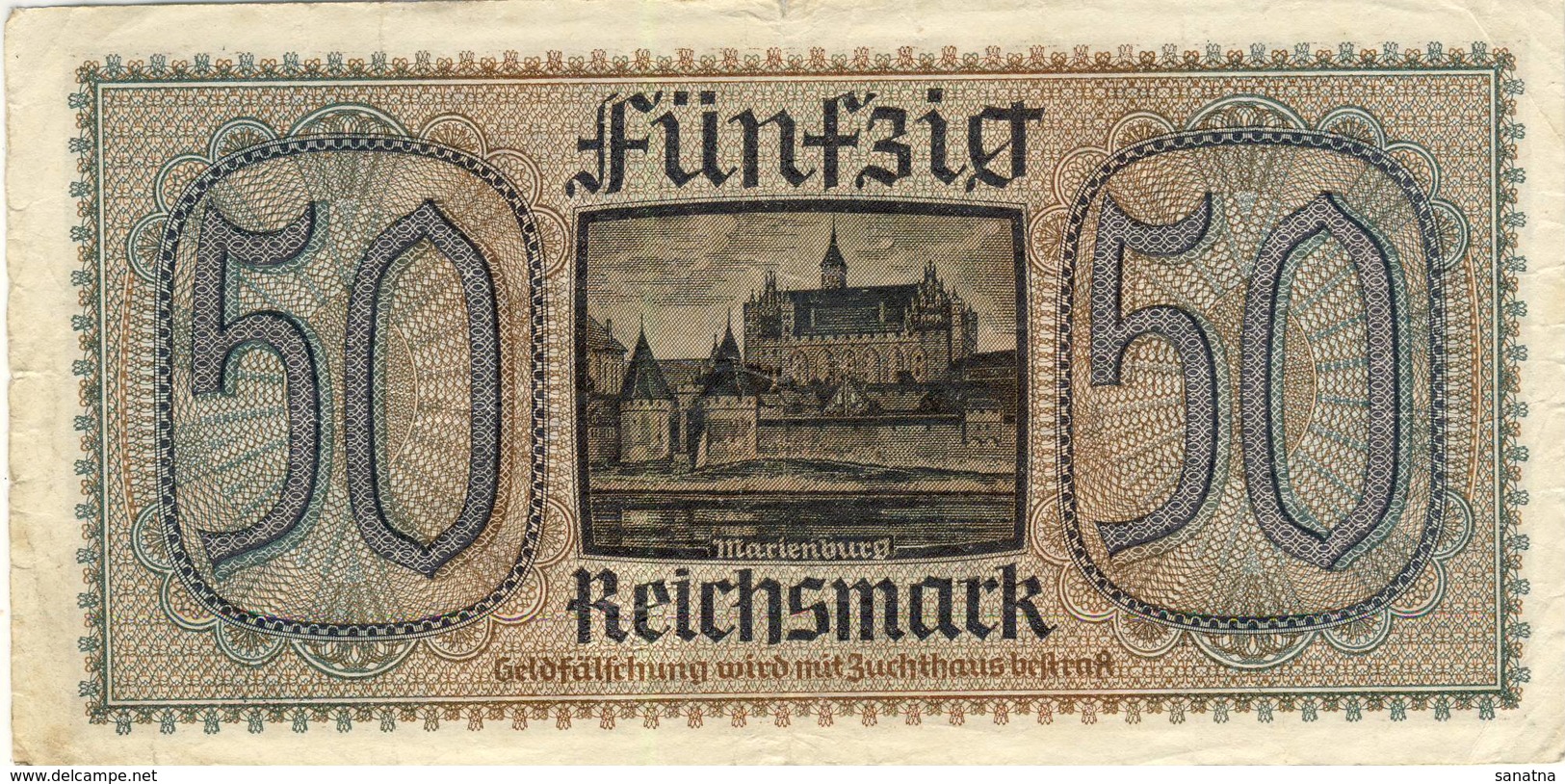 Germany 50 Reichsmark Third Reich - 50 Reichsmark