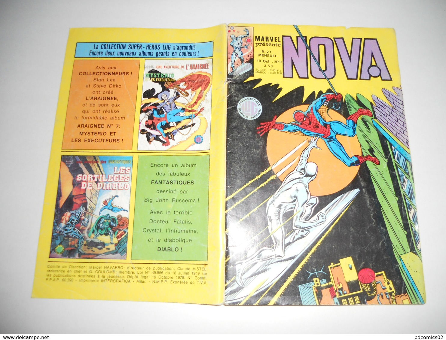 NOVA EDITION LUG N°21 AVEC LES 4 FANTASTIQUES BON ETAT ++ - Nova