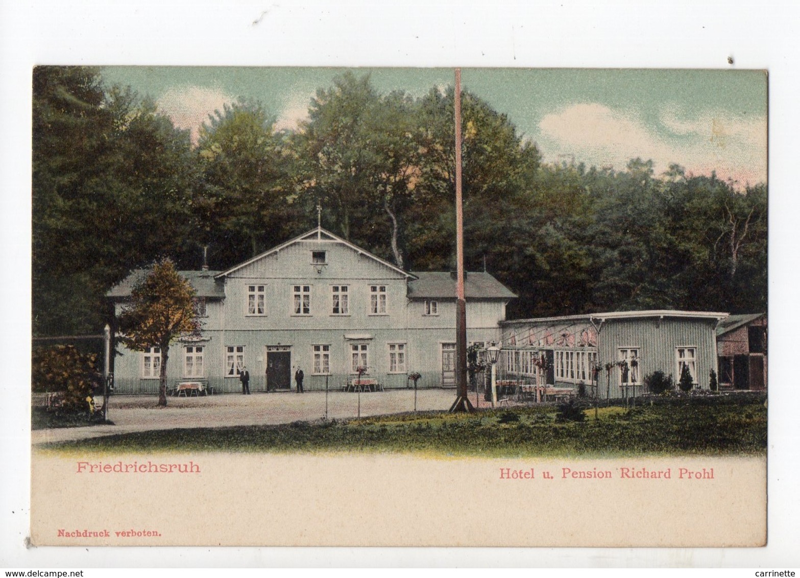 ALLEMAGNE - FRIEDRICHSRUH - Hôtel U. Pension Richard Prohl. 1900... - Friedrichsruh