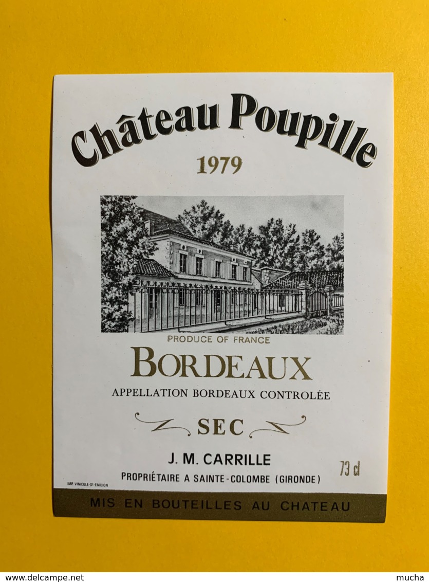 9702 - Château Poupille 1979 - Bordeaux