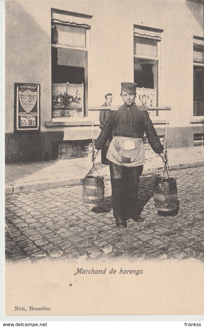 Bruxelles Maechand De Harengs ??? - Petits Métiers