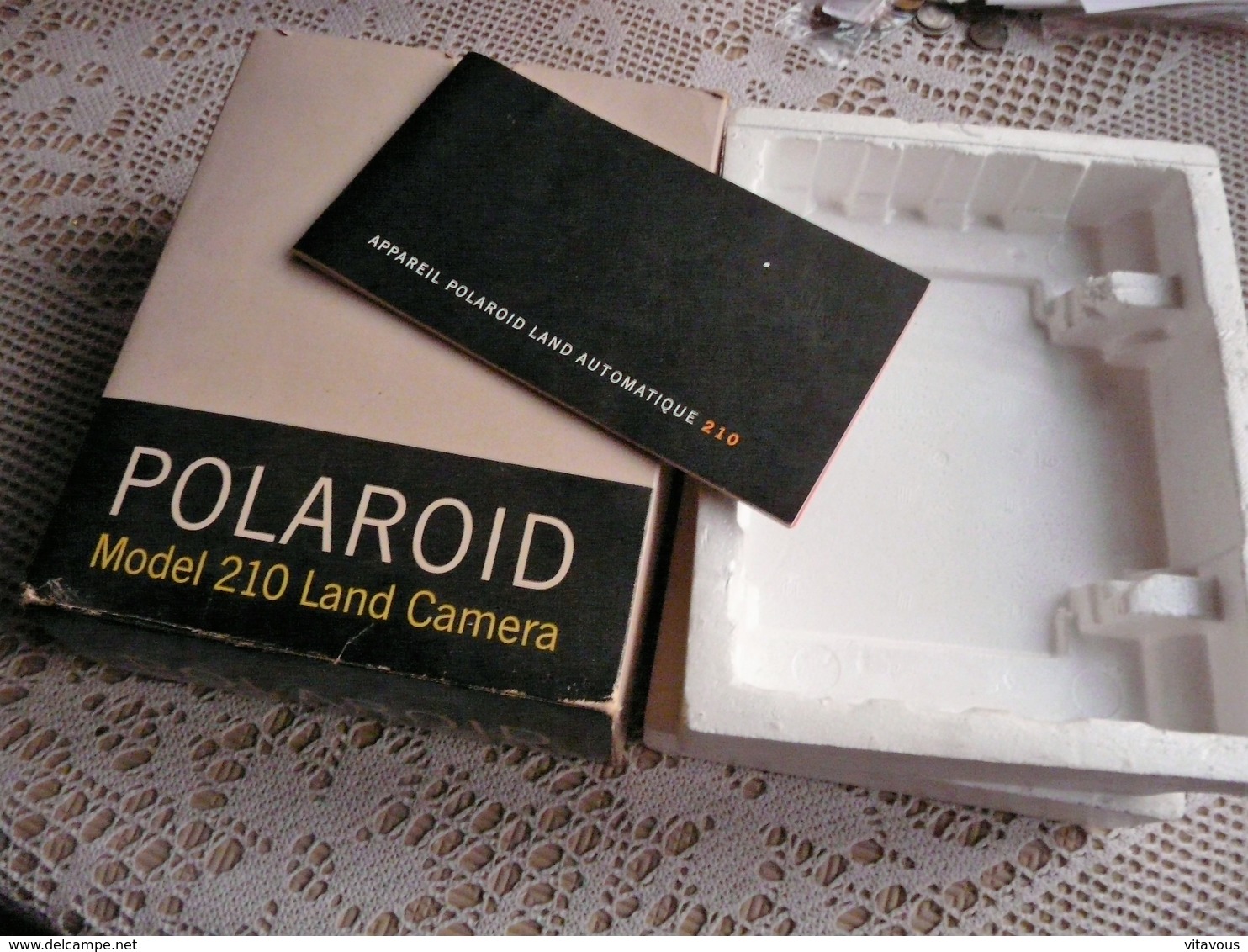 Appareil Photo Polaroid Land Automatique 210 Avec Boîte D'origine + Notice - Appareils Photo