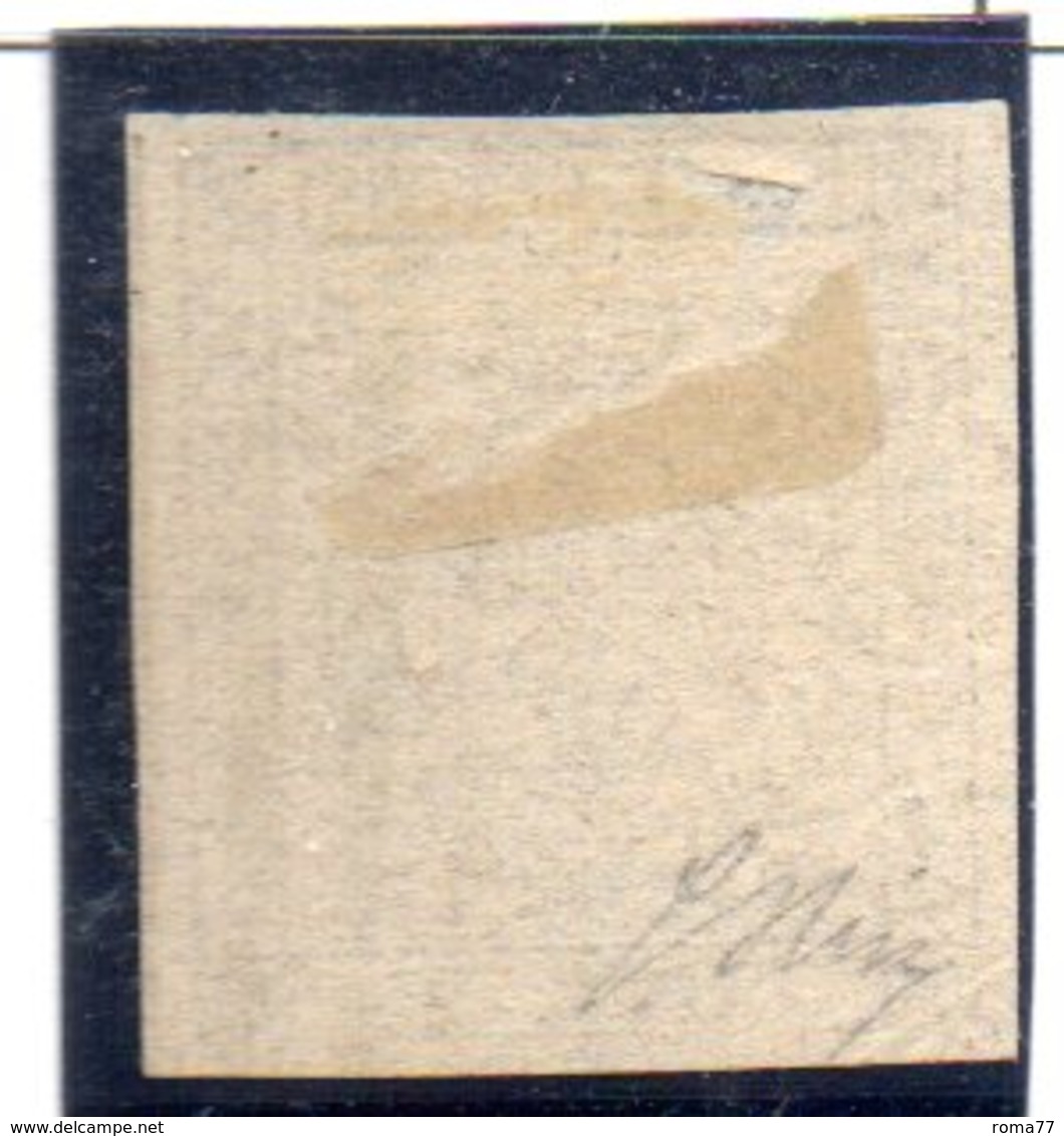 ASI40 - MODENA 1852 , 25 Cent  N. 4  Usato . Firma Oliva - Modène