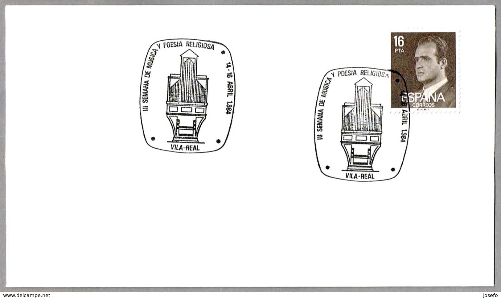 Semana De Musica Religiosa. ORGANO - ORGAN. Vila-Real 1984 - Música
