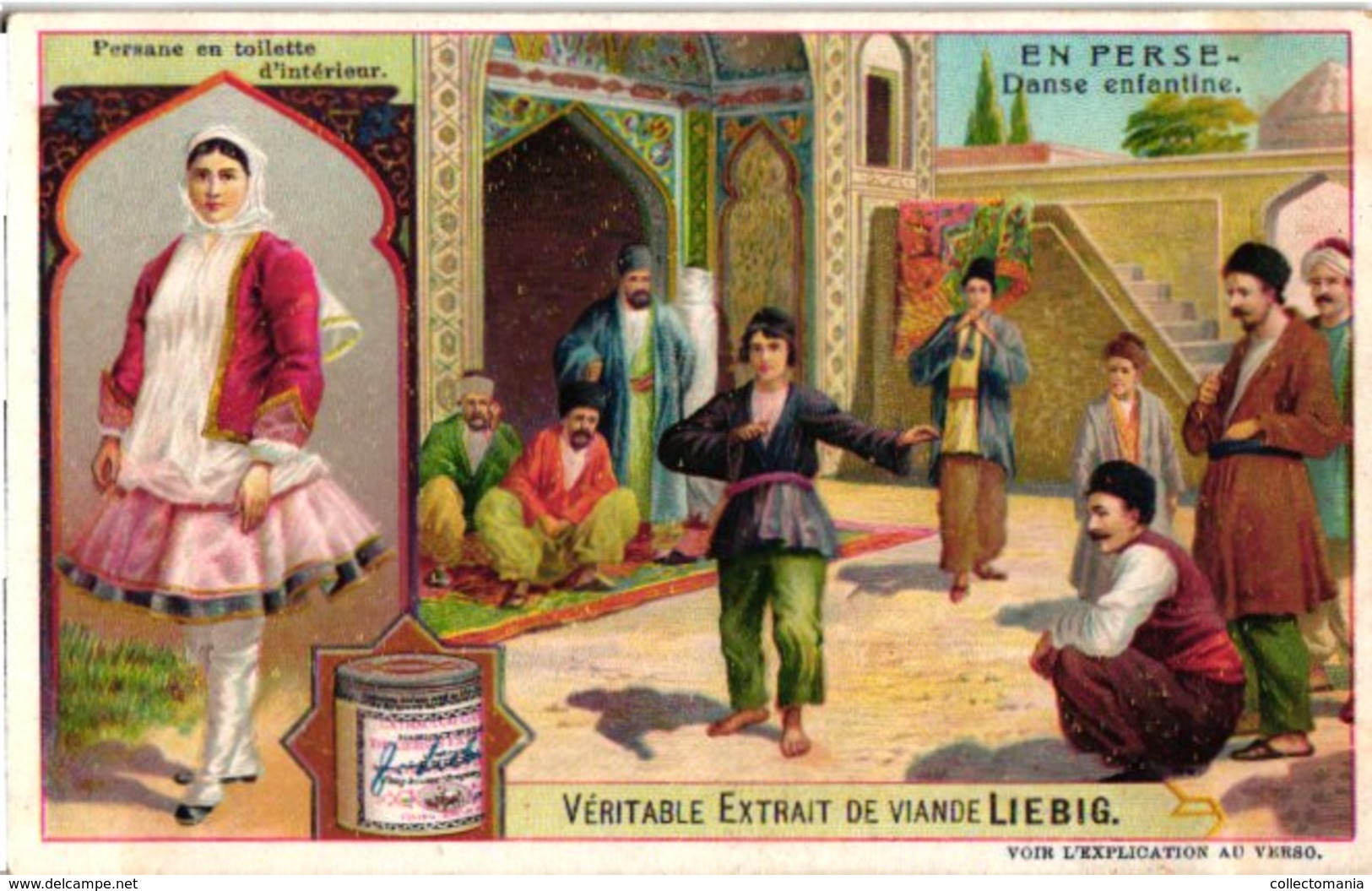 0905 Liebig 6 Cards In Persia- En Perse-Dromodaire- Chef De Tribu-Danse Enfantine-Derviche-Danse Chiîtes C1907 - Liebig