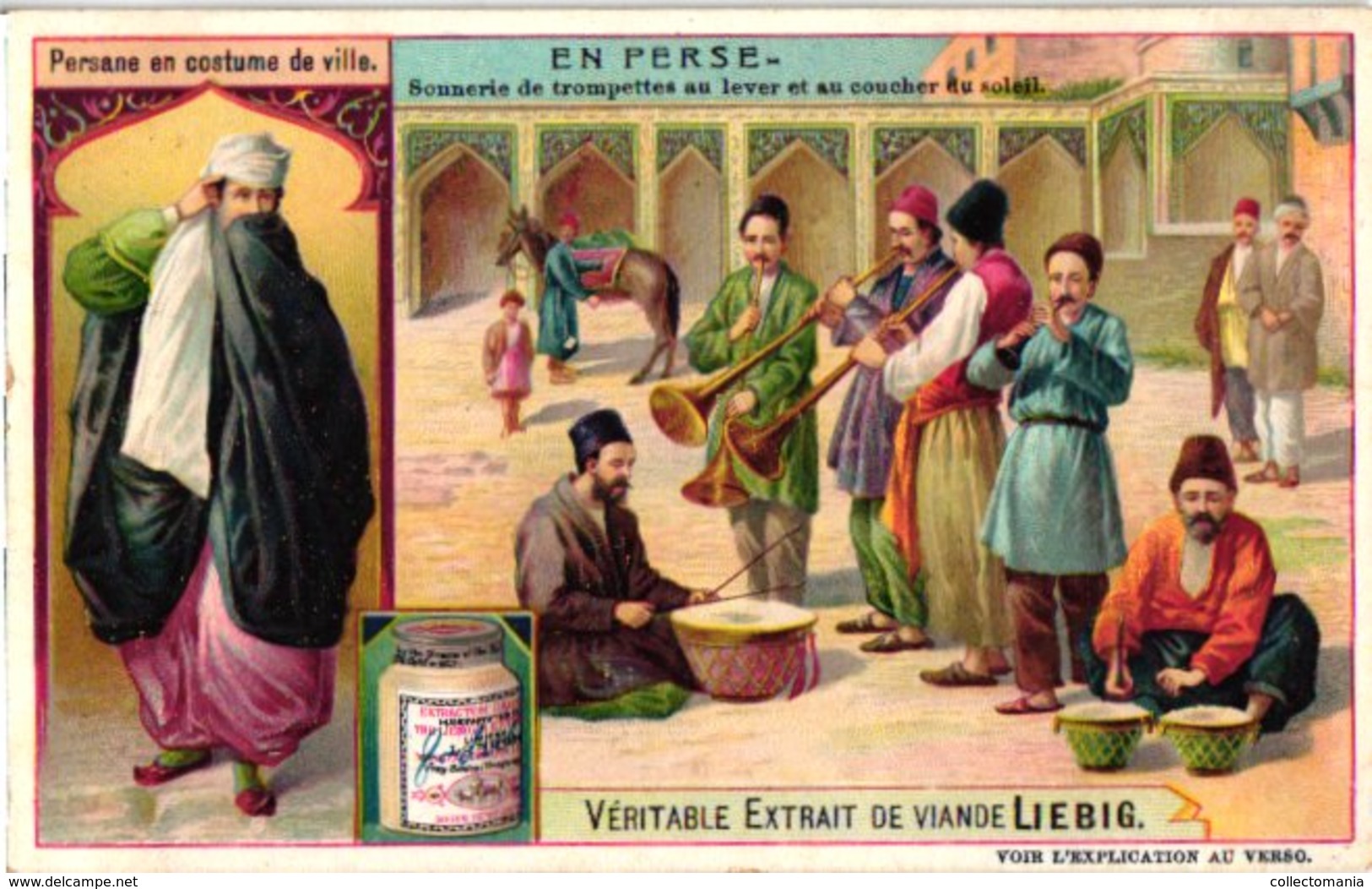 0905 Liebig 6 Cards In Persia- En Perse-Dromodaire- Chef de Tribu-Danse Enfantine-Derviche-Danse Chiîtes C1907