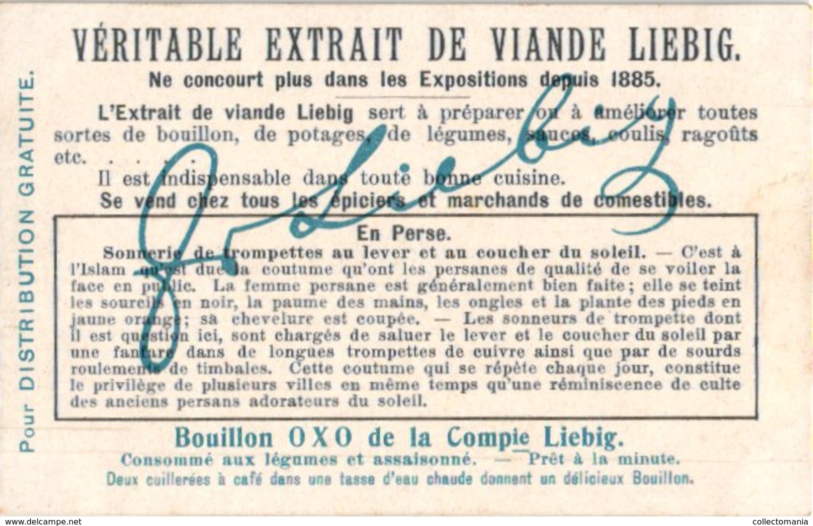 0905 Liebig 6 Cards In Persia- En Perse-Dromodaire- Chef de Tribu-Danse Enfantine-Derviche-Danse Chiîtes C1907