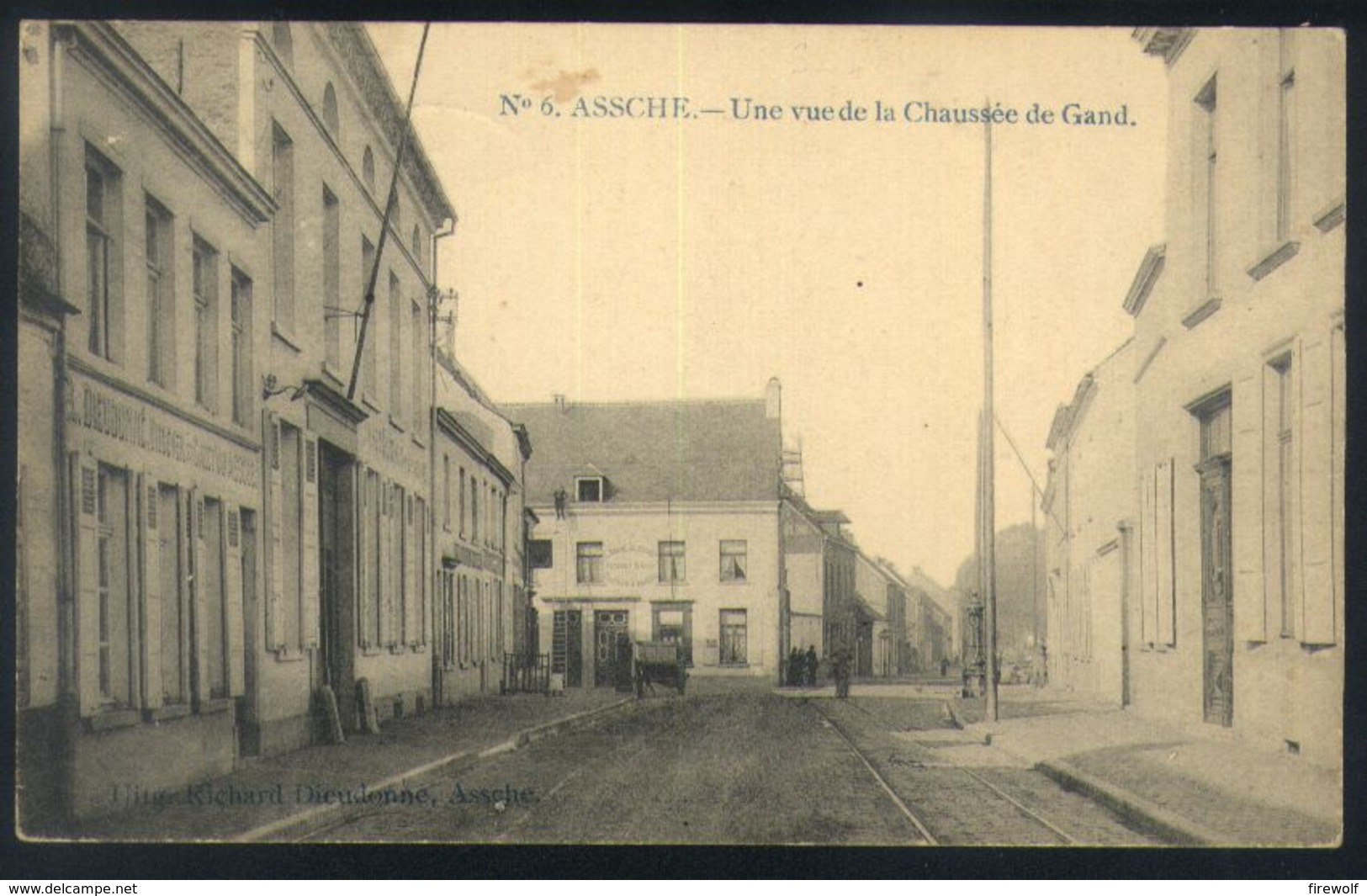 X02 - Assche - Une Vue De La Chaussée De Gand - Verstuurd Naar St Amands - Asse