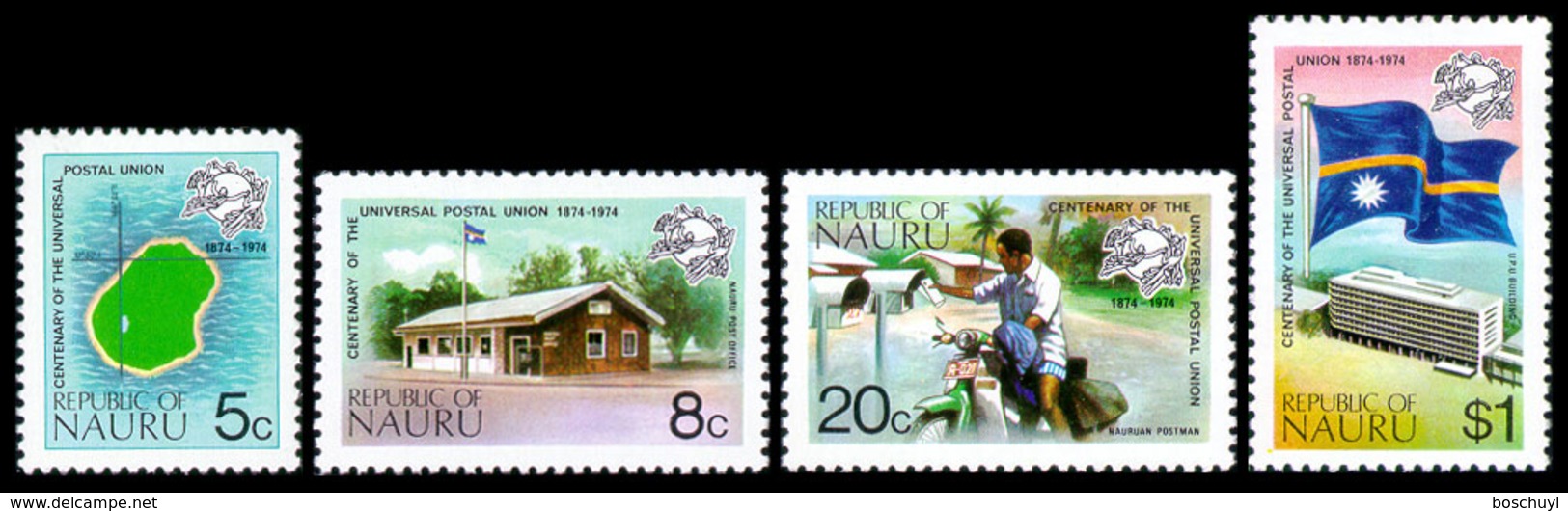 Nauru, 1974, UPU Centenary, Universal Postal Union, United Nations, MNH, Michel 111-114A - Nauru