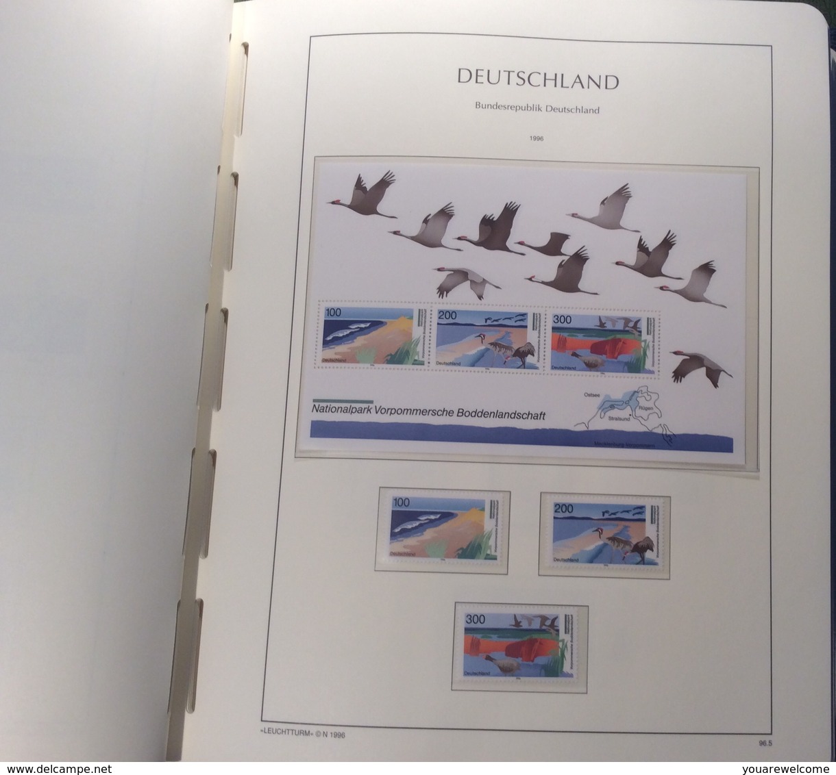 BRD 1980-1996 Postfrisch Sammlung In LUXUS LEUCHTTURM ALBUM (collection RFA Allemagne Germany Album Phare - Unused Stamps