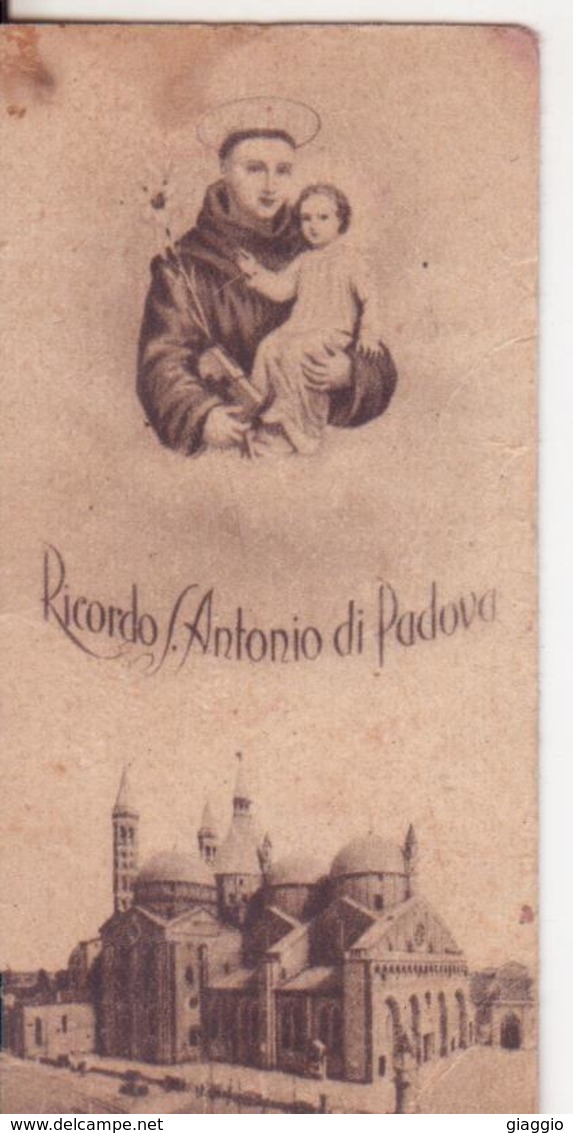 °°° Santino N. 140 Ricordo S. Antonio Di Padova °°° - Religione & Esoterismo