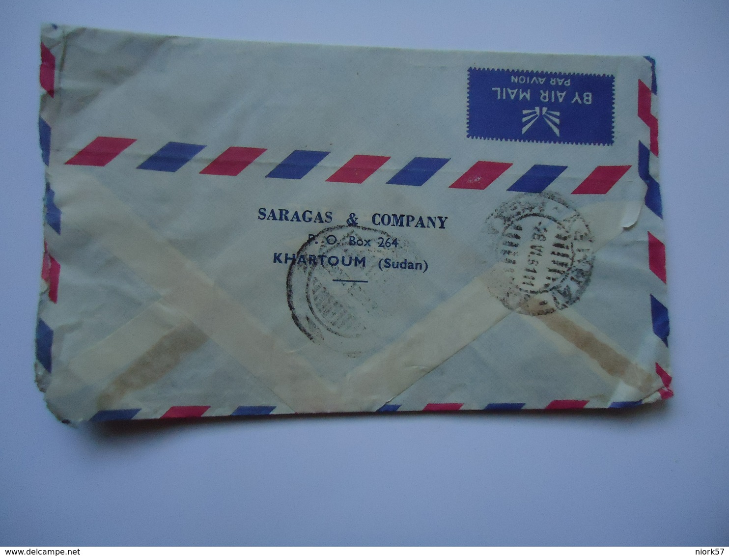 SUDAN   COVER  1962  WITH POSTMARK POSTED  GREECE ATHENS - Soudan (1954-...)