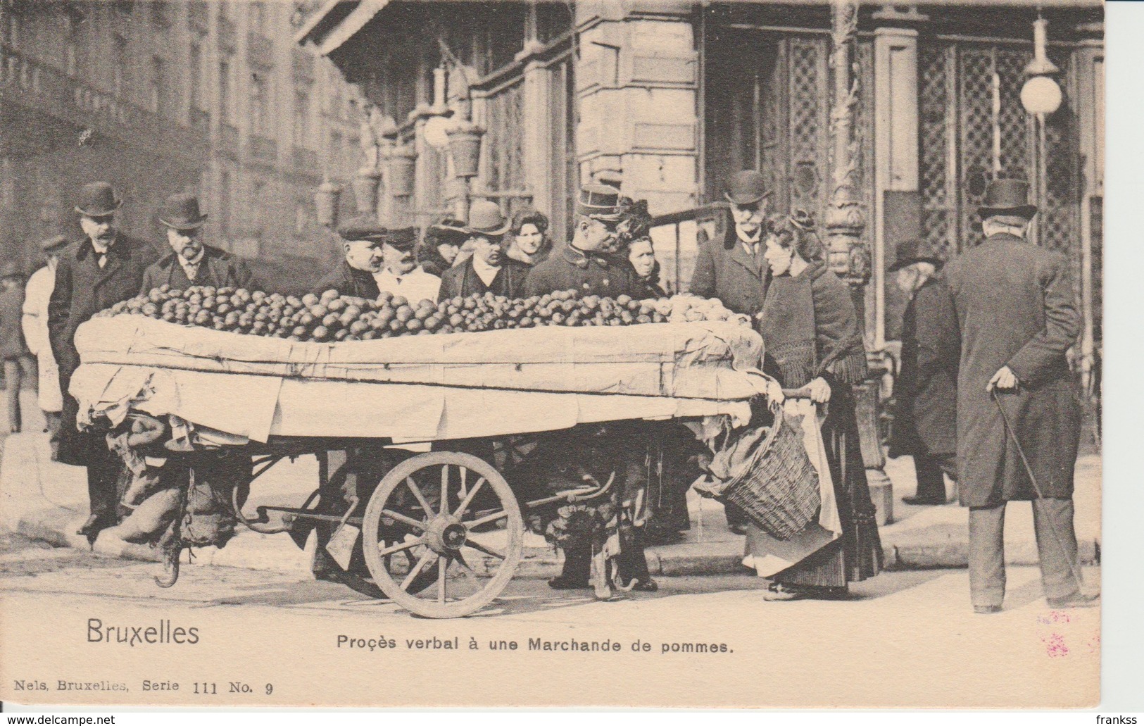 Bruxelles Marchande De Pommes - Petits Métiers